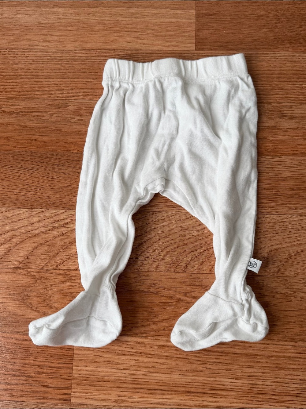 Honest Newborn White Pants